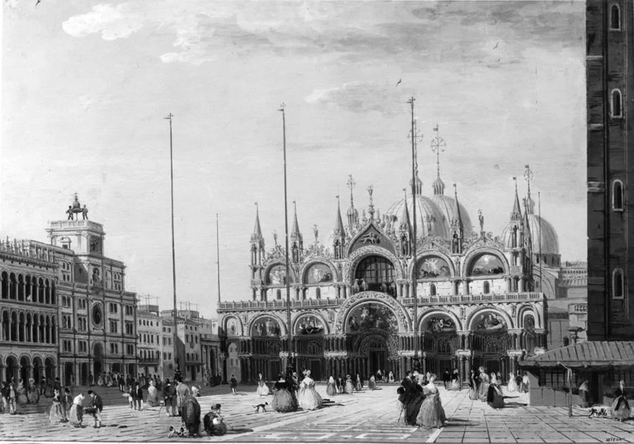 Veduta della basilica di San Marco